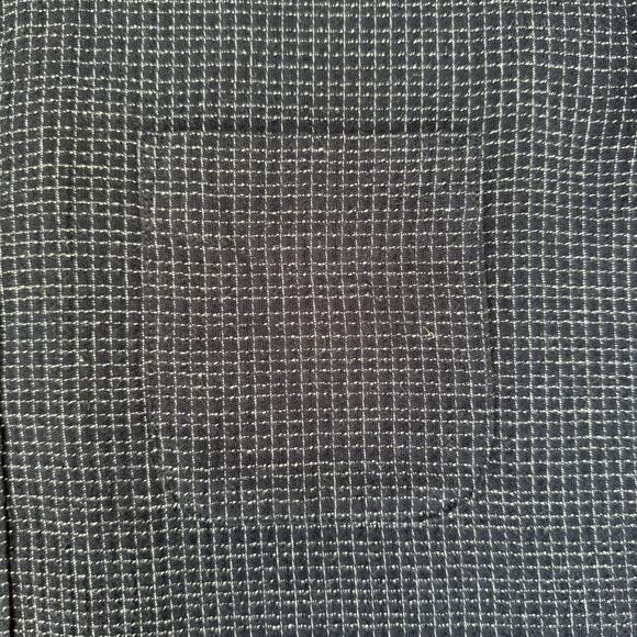 Kiriko Made ToK Shirt Long Sleeve Button-Up Chijimi Indigo with Small Grid L - Picture 4 of 5